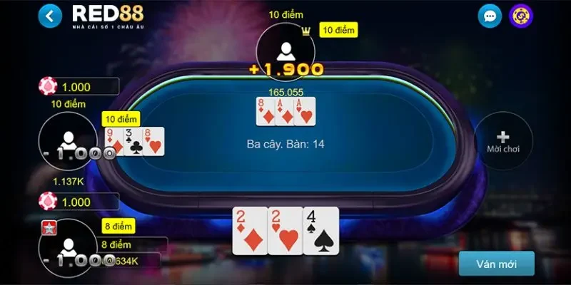 Luật chơi cơ bản trong game đánh bài 3 cây online