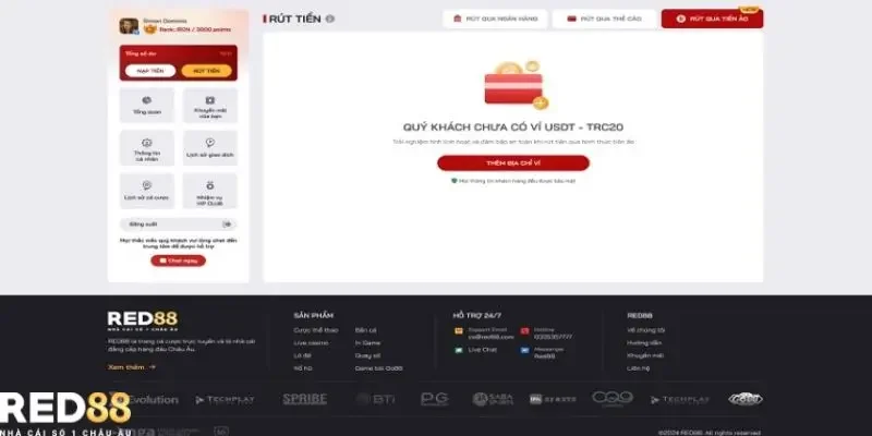 Tổng hợp các phương thức nạp tiền Red88 mới nhất